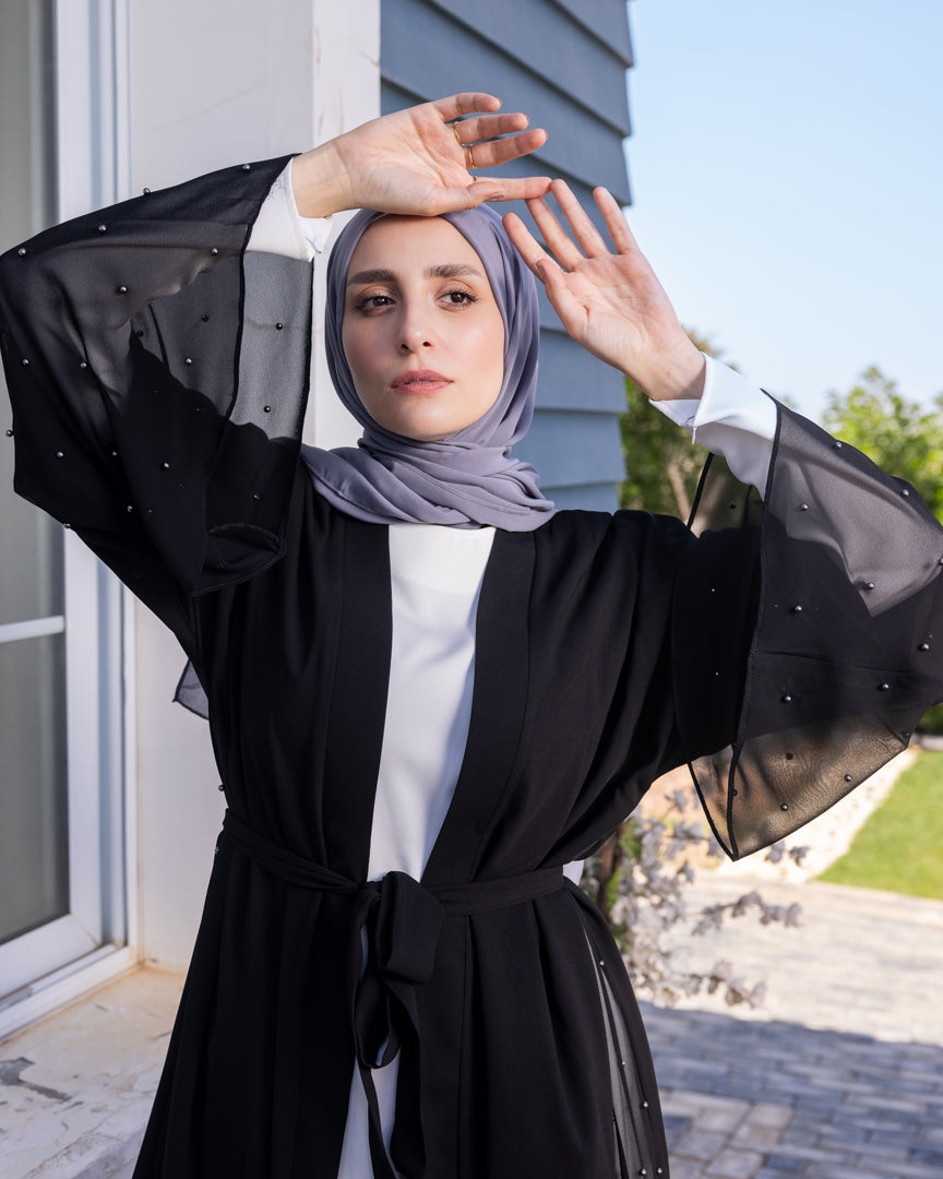 Open Pearl Cape Black399