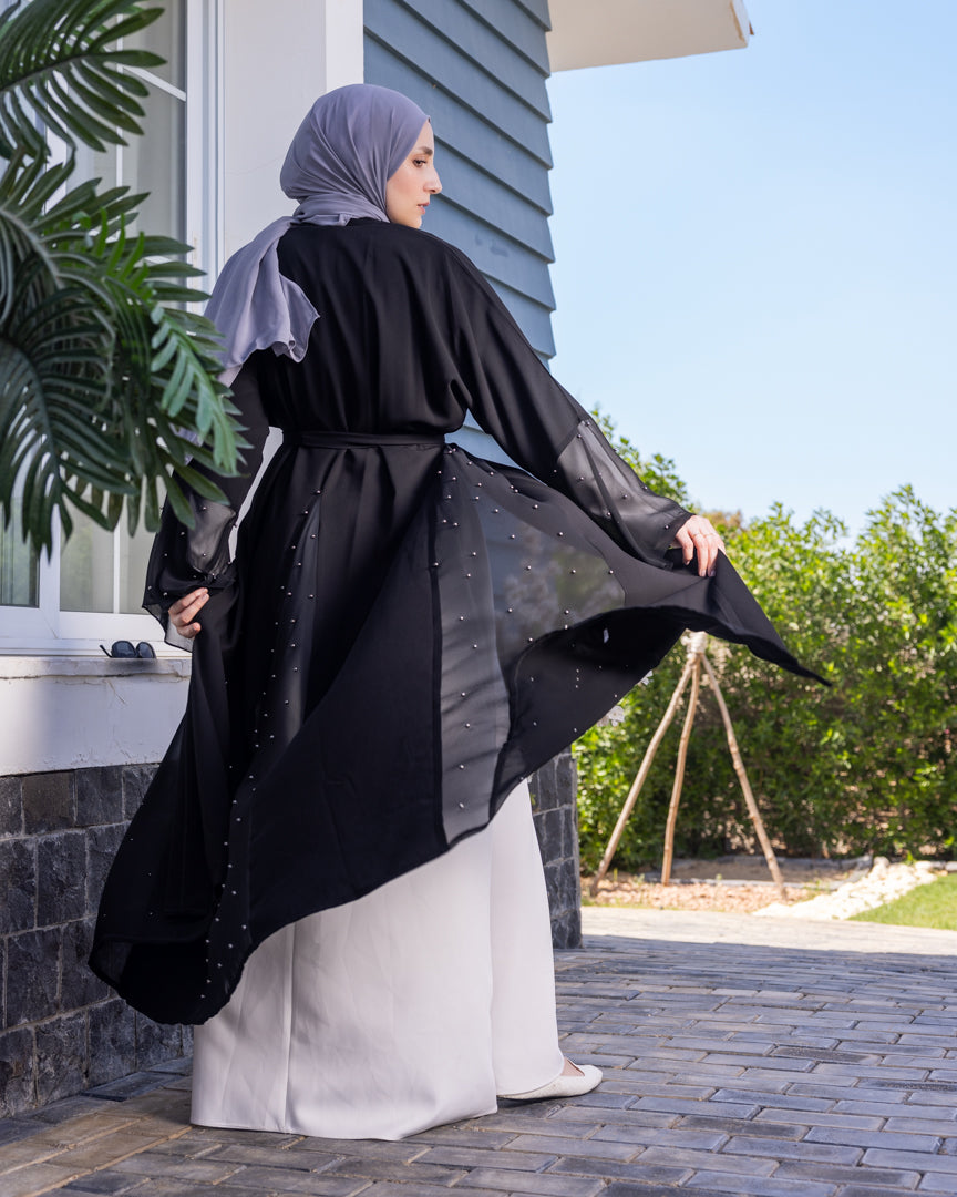 Open Pearl Cape Black399