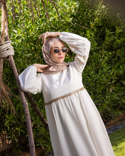 Abaya Code 165 Offwhite