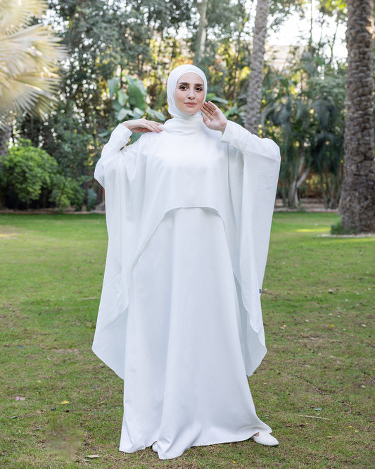 Chiffon Cape only Offwhite code 2 white