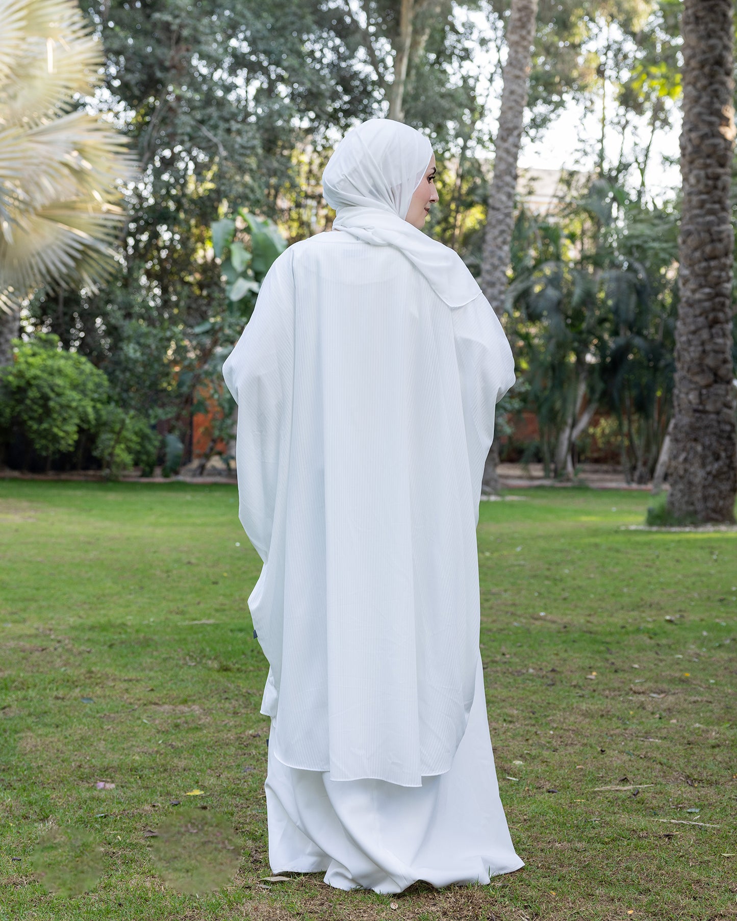 Chiffon Cape only Offwhite code 2 white