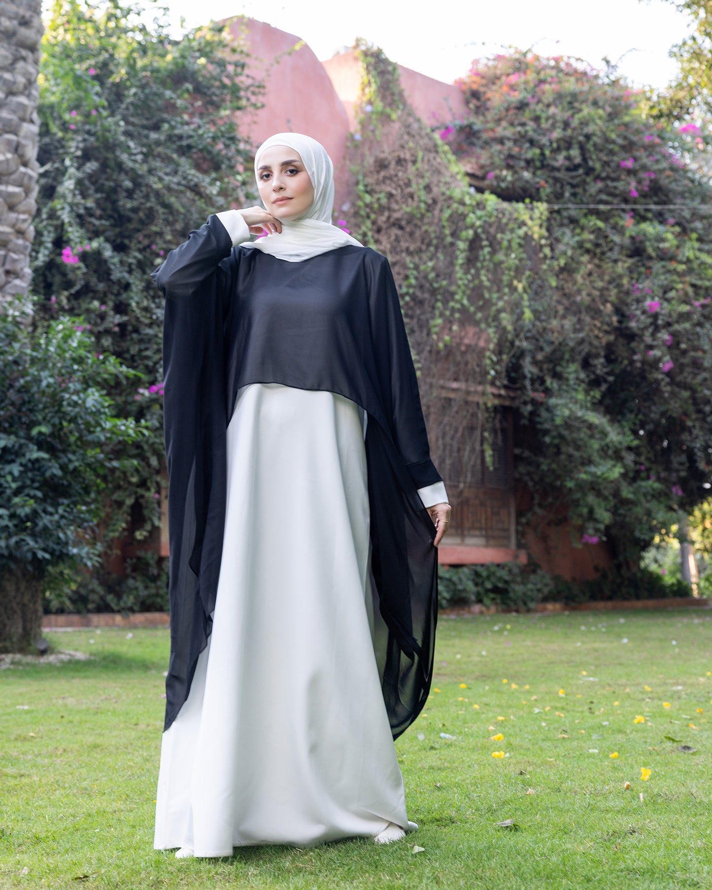 Chiffon Cape only Black code 2 black