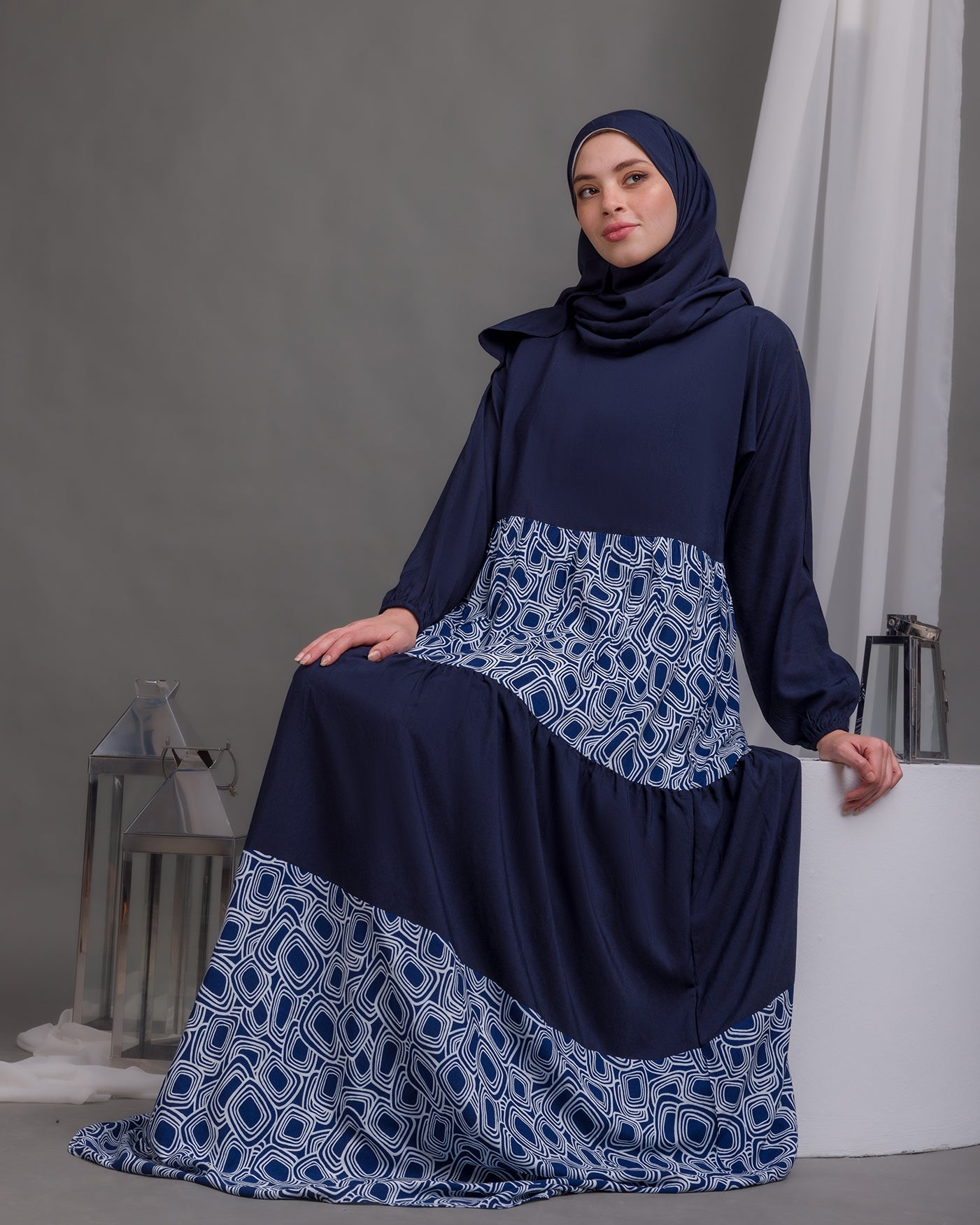 Cotton Viscose Prayer Wear code 1001