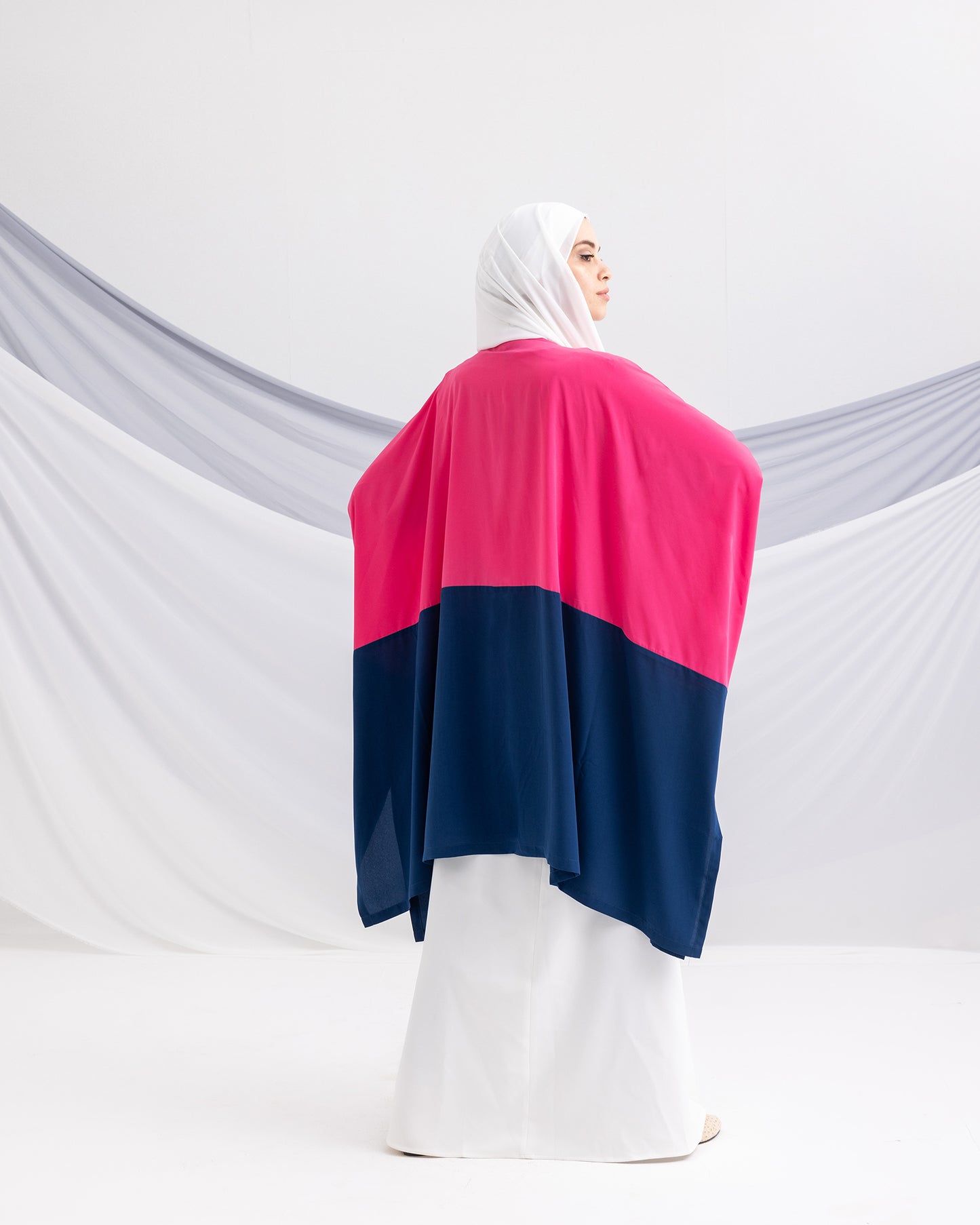 Free Size Cardigan Hot Pink Blue 23