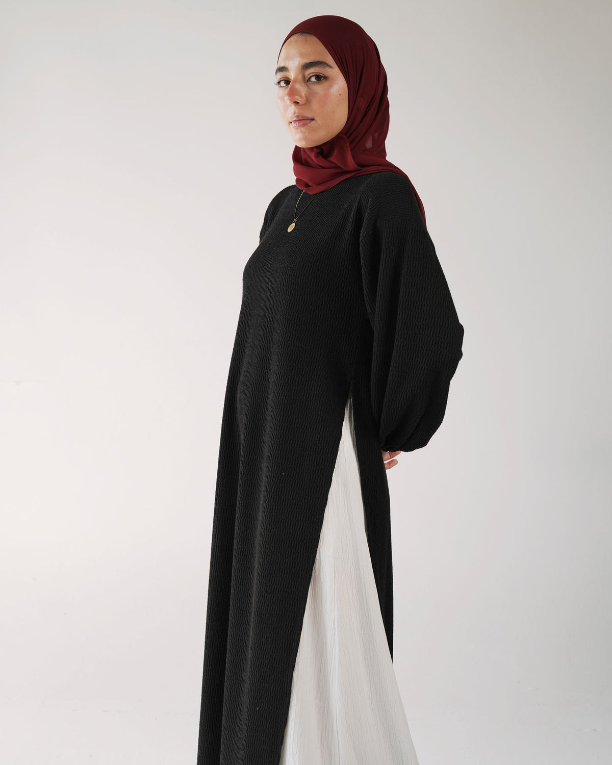 Tweed Bouclé Tunic Fwc500 Black