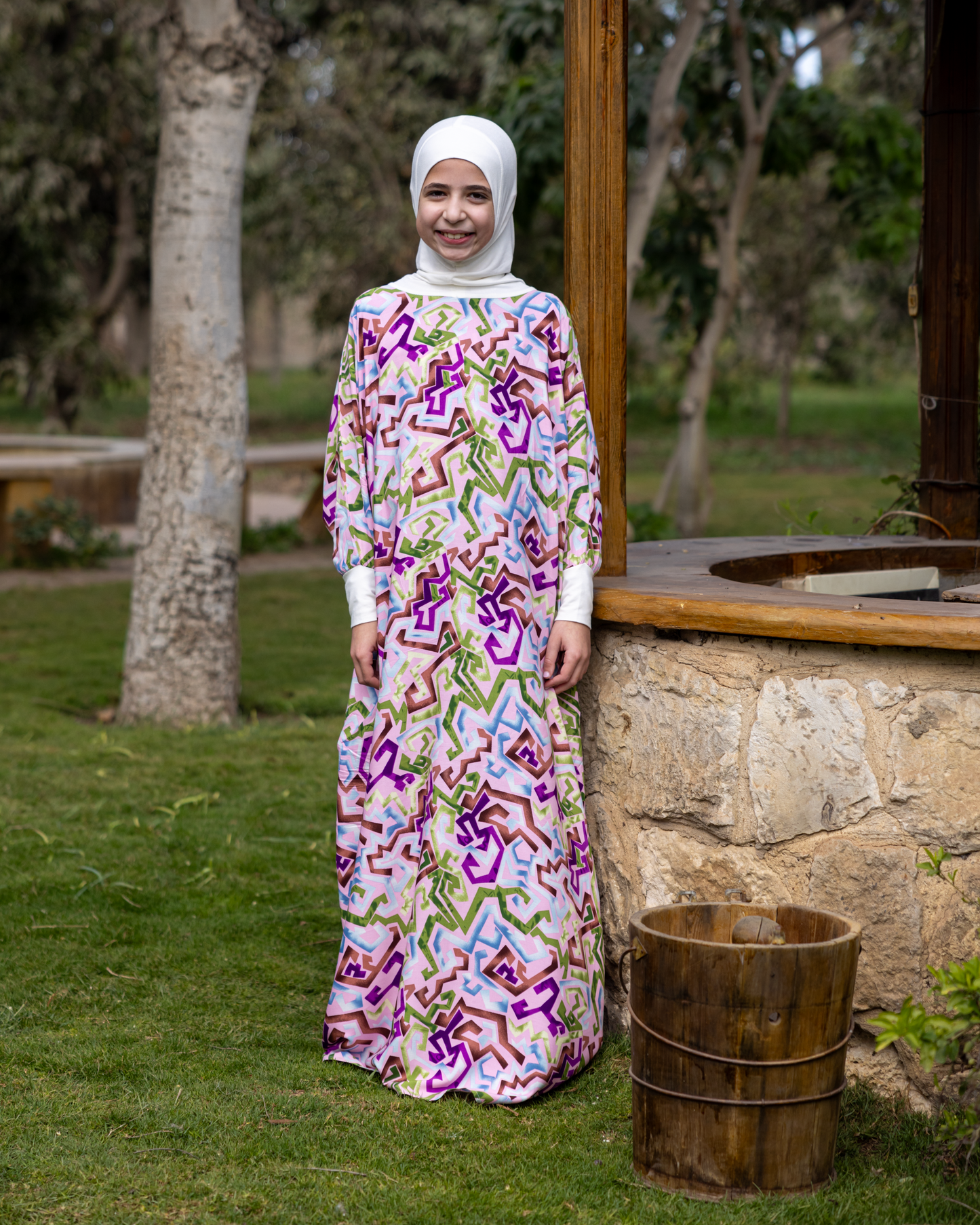 Cotton Viscose Esdal for Girl pink