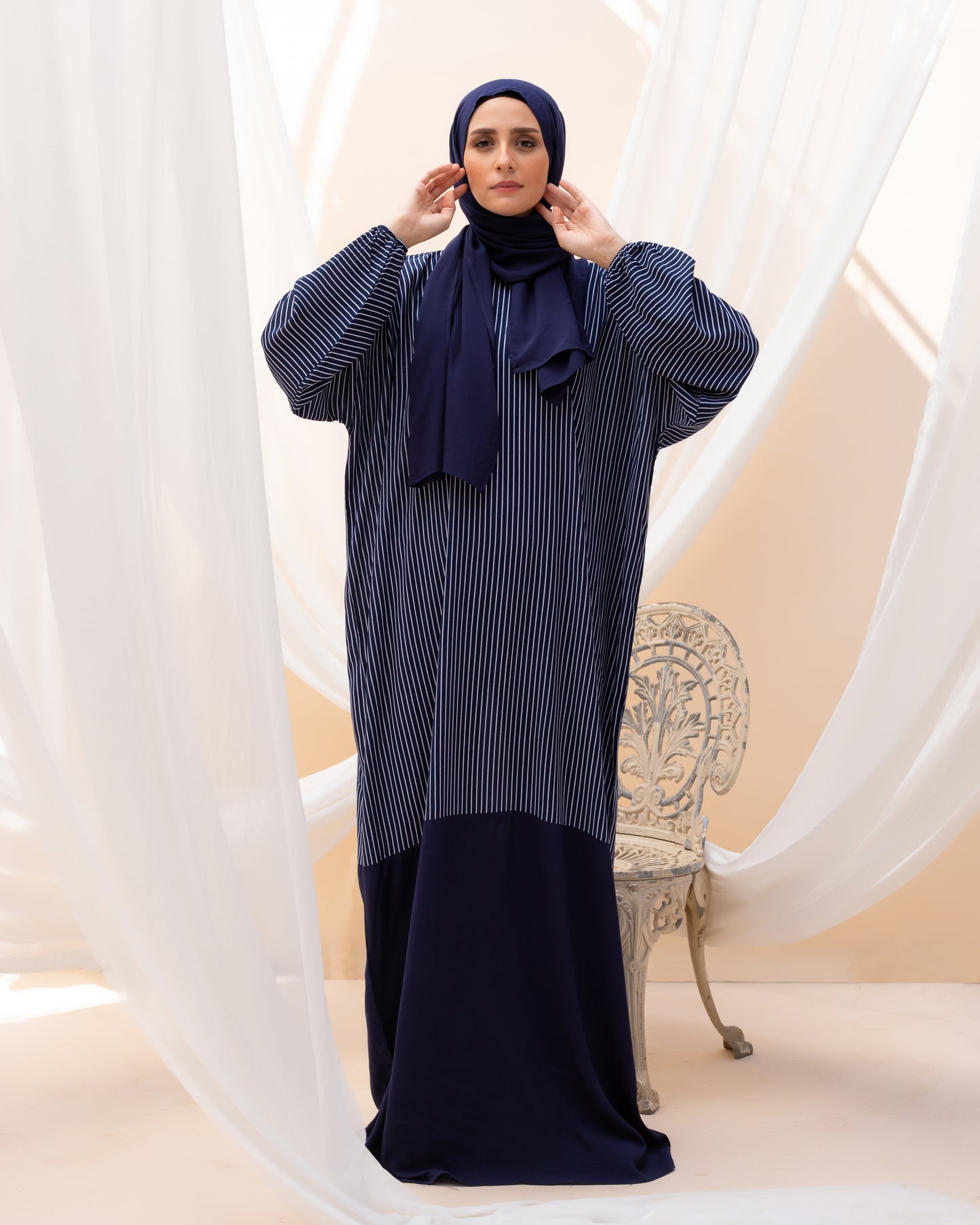 Cotton Viscose Esdal Code 666 Navy