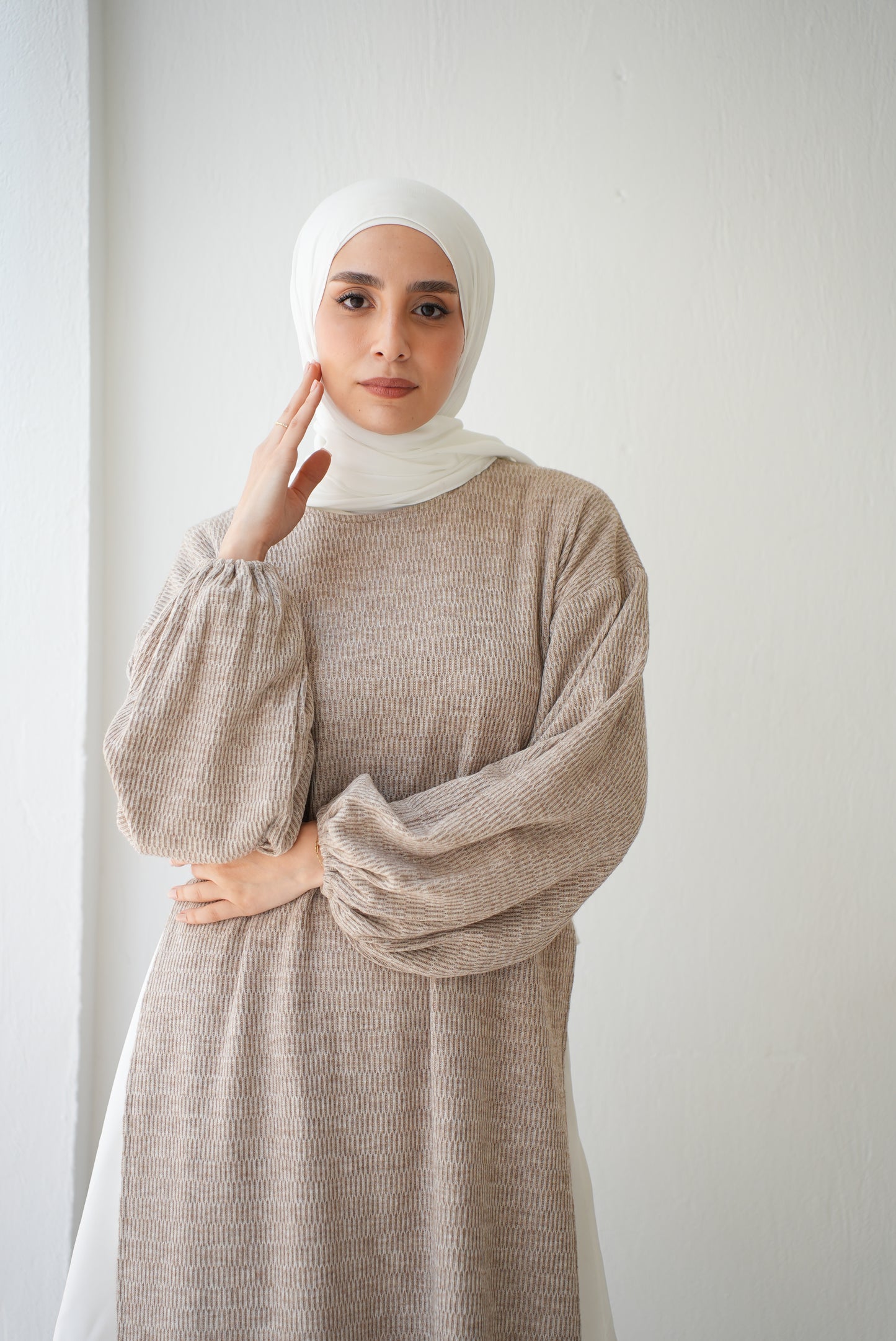 Soft Wool Tunic Code fw500 beige