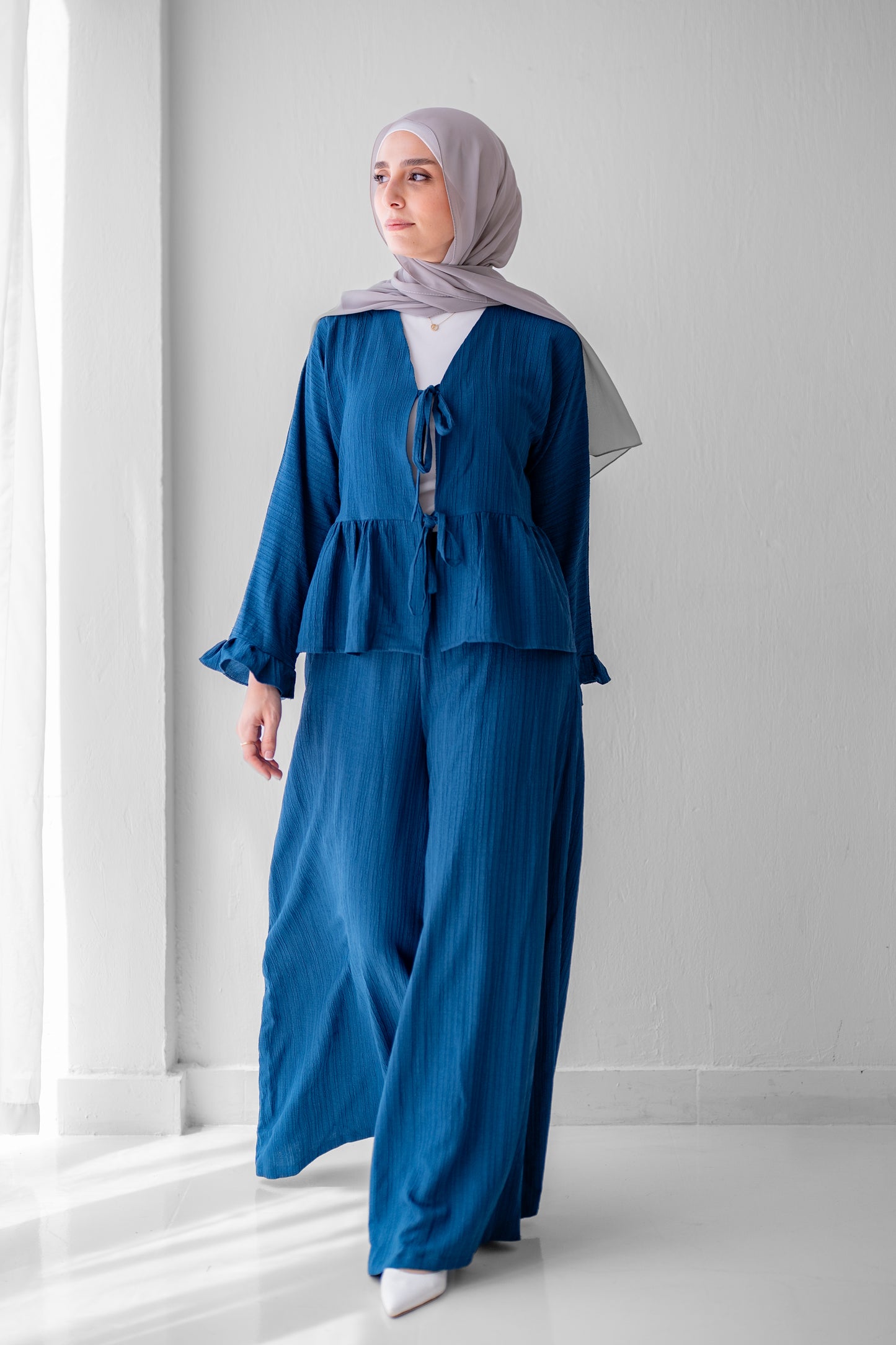 Soft Crinkle Set Code 4395 Blue Petrol