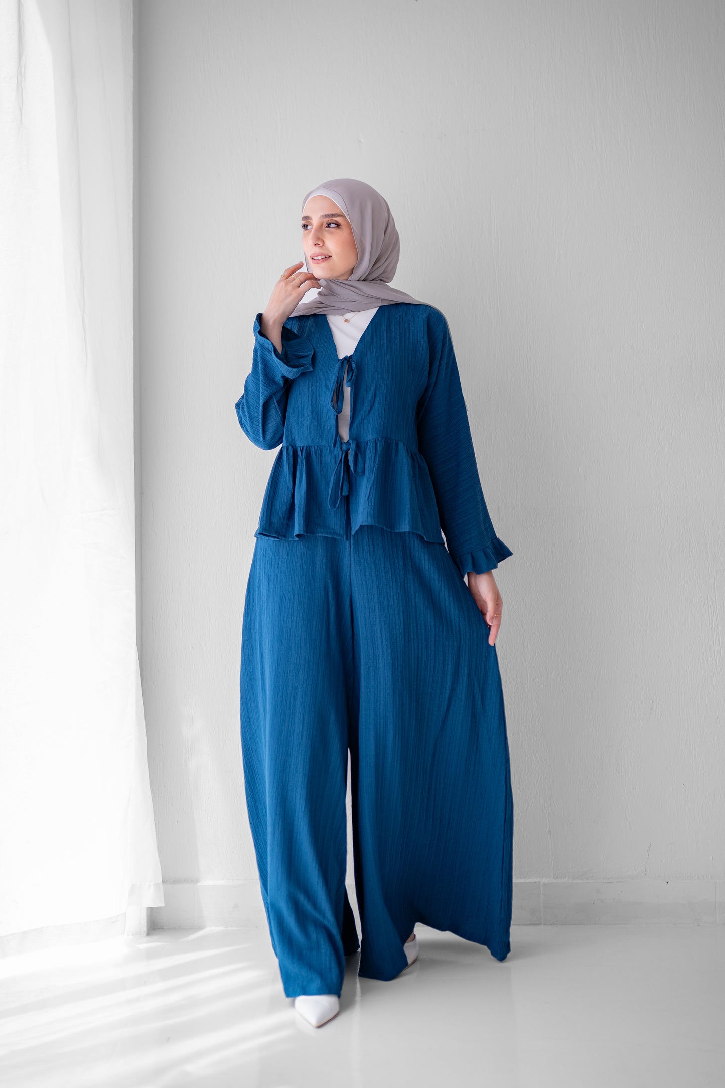 Soft Crinkle Set Code 4395 Blue Petrol