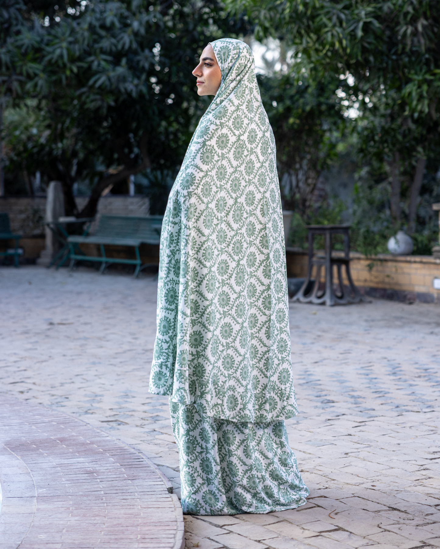 Cotton viscose Prayer Wear Set Code 111