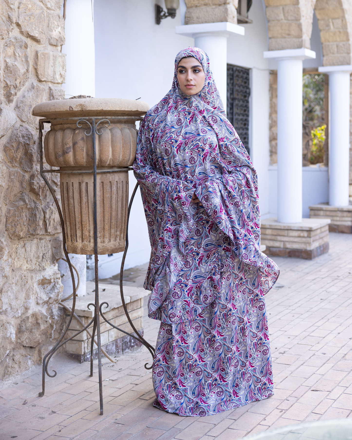Cotton viscose prayer set code 111