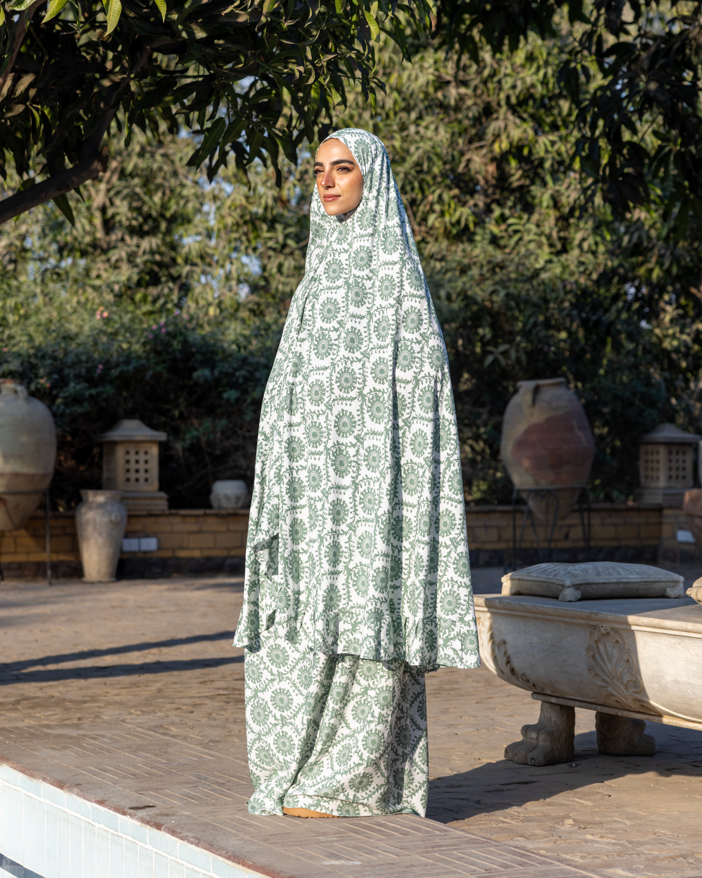 Cotton viscose Prayer Wear Set Code 111