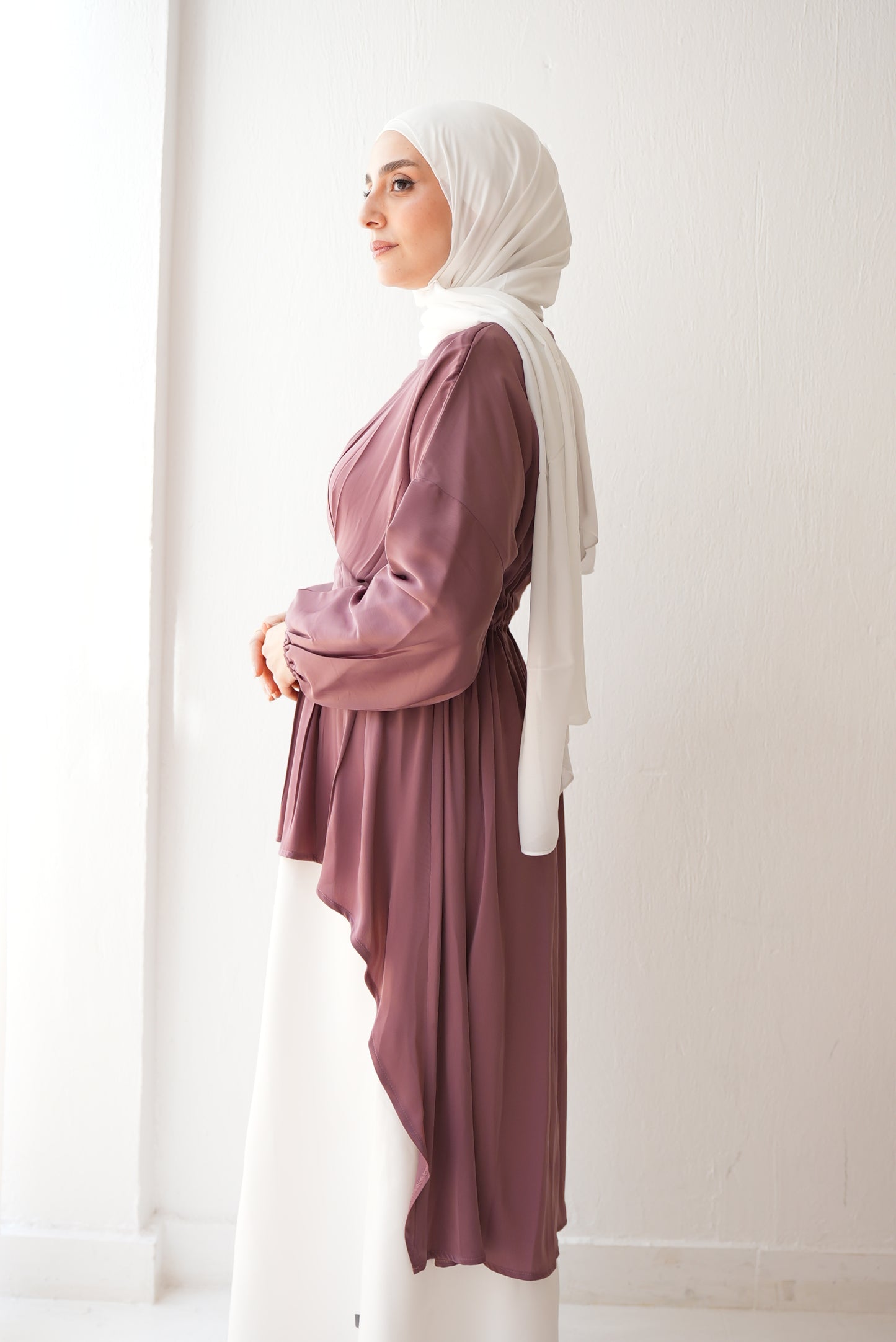 Feminine Silk Blouse Code 407 Cashmere