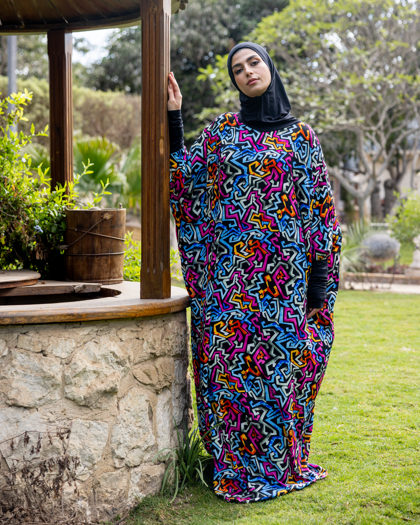 Cotton viscose esdal with cotton head Code 333