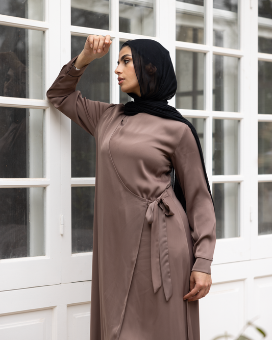 Silk wrap dress Code 933 Cafè