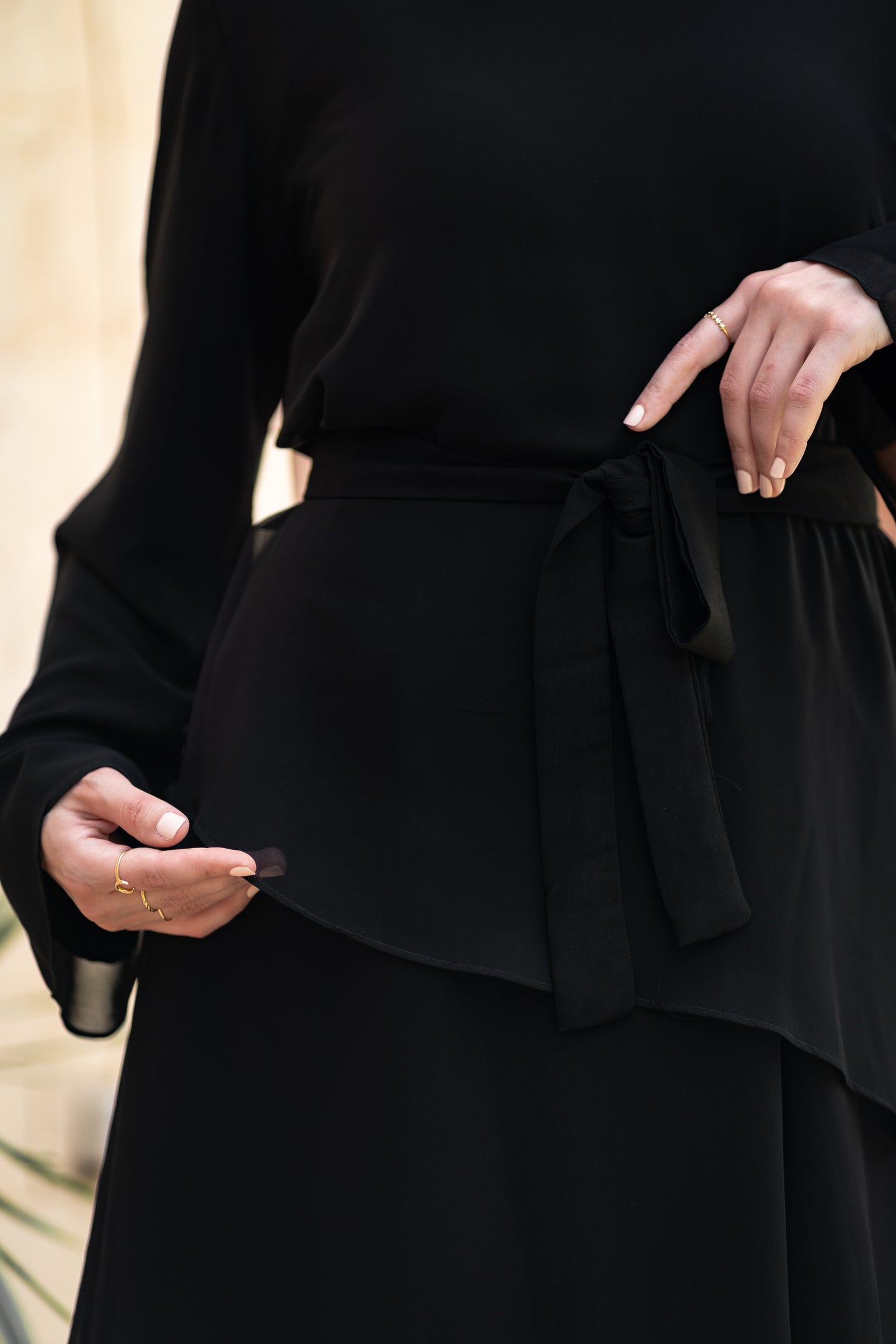 Flora ruffles dress Code 15 Black