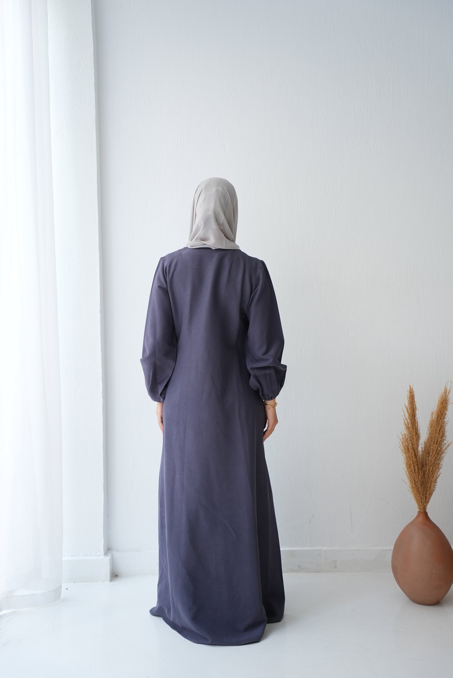Soft Suede Wrap Dress Code fw400 Grey