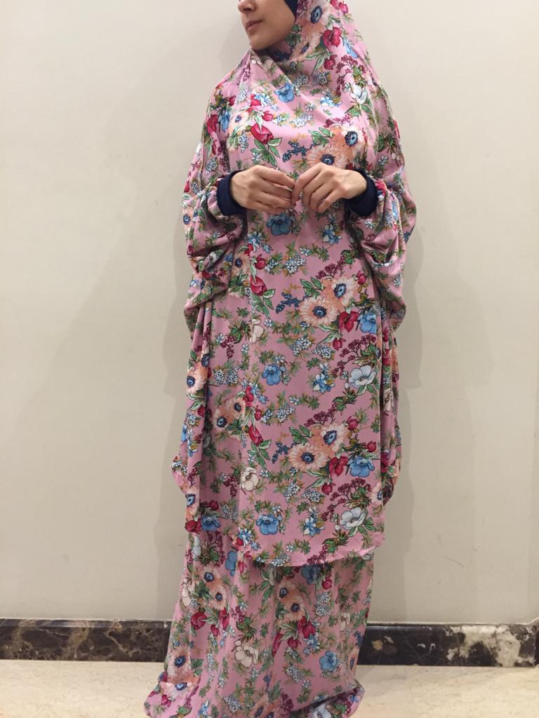 Two pieces cotton viscose
