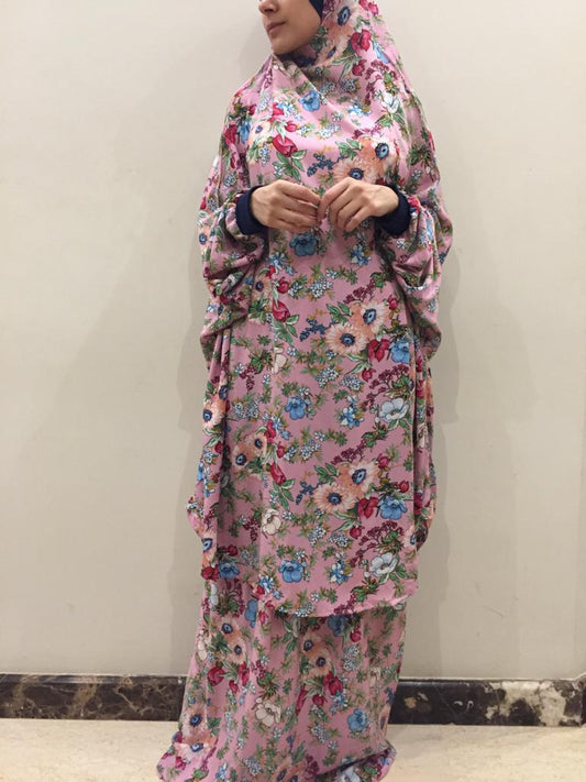 Two pieces cotton viscose