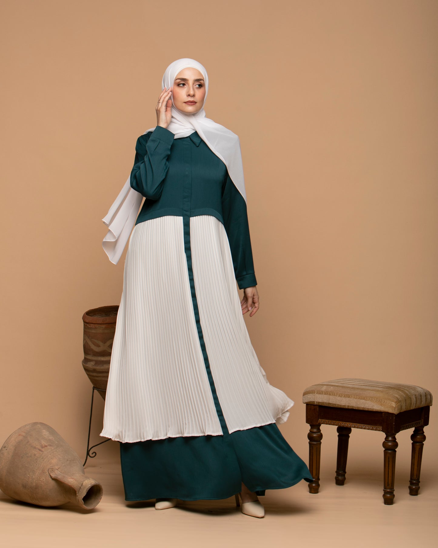 Abaya Code 115 Teal