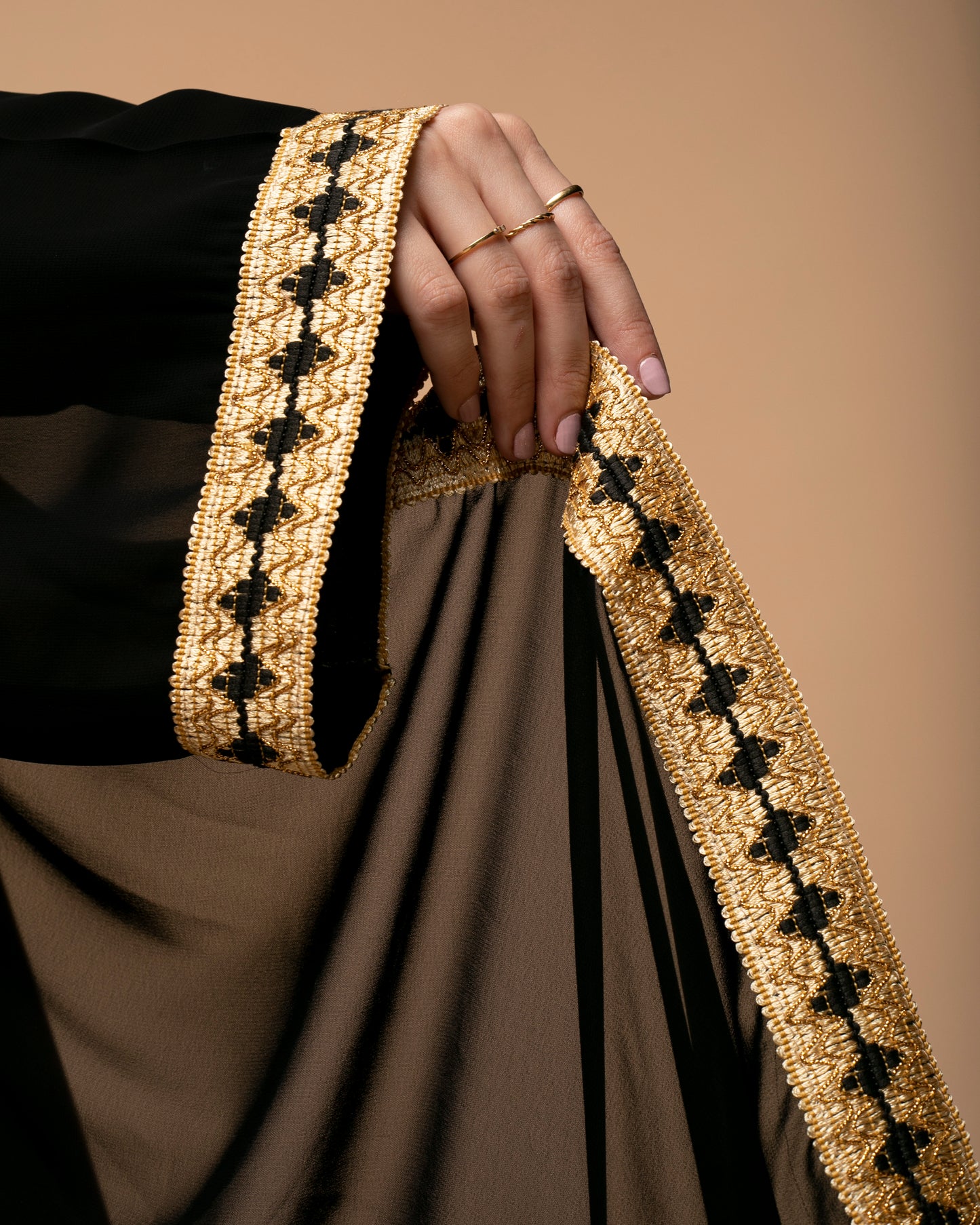 Free Size Chiffon Cape Black code 99