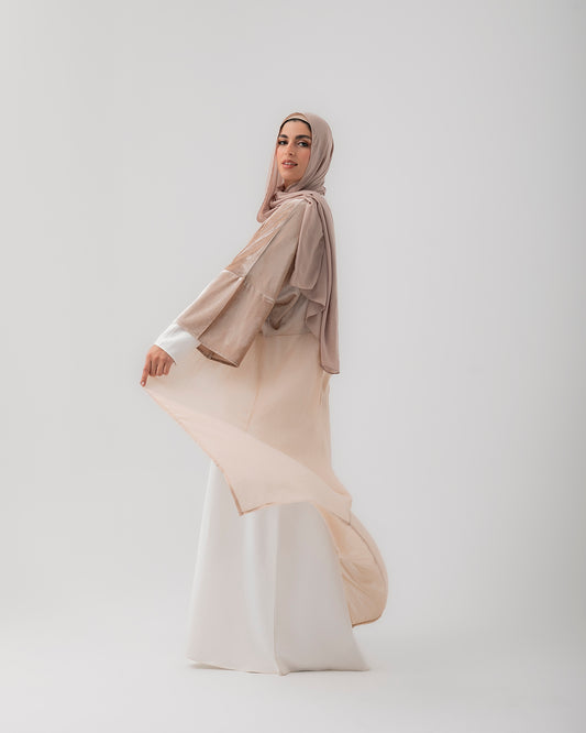 Free Size Velvet Cape Beige Code FW 110 Beige