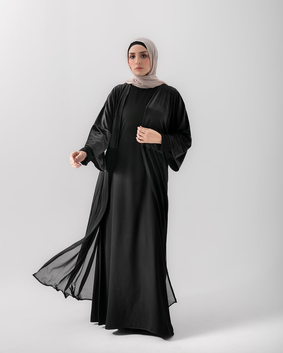 Free Size Velvet Cape Black Code FW 110 black