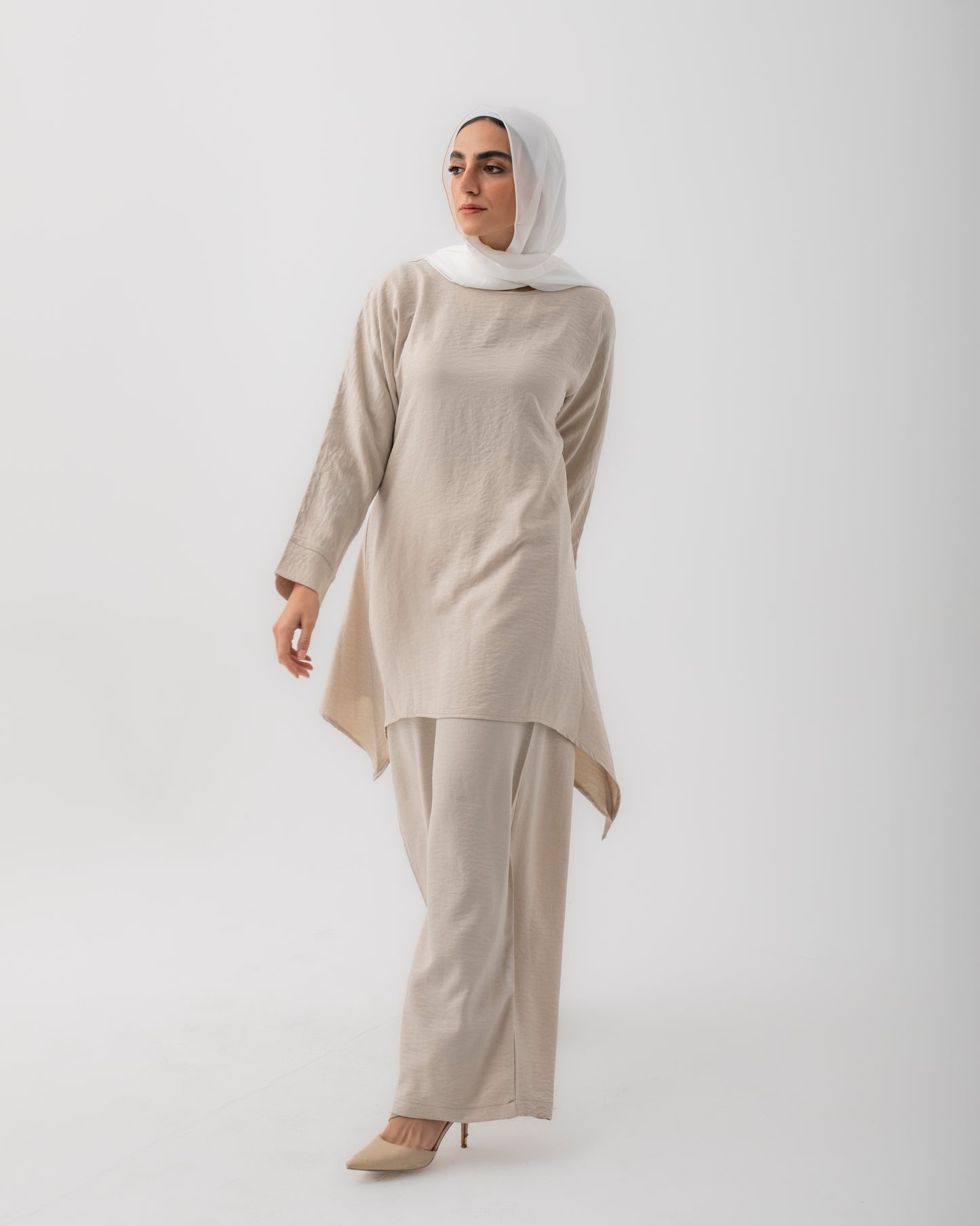 Linen Set Beige code 1074 beige