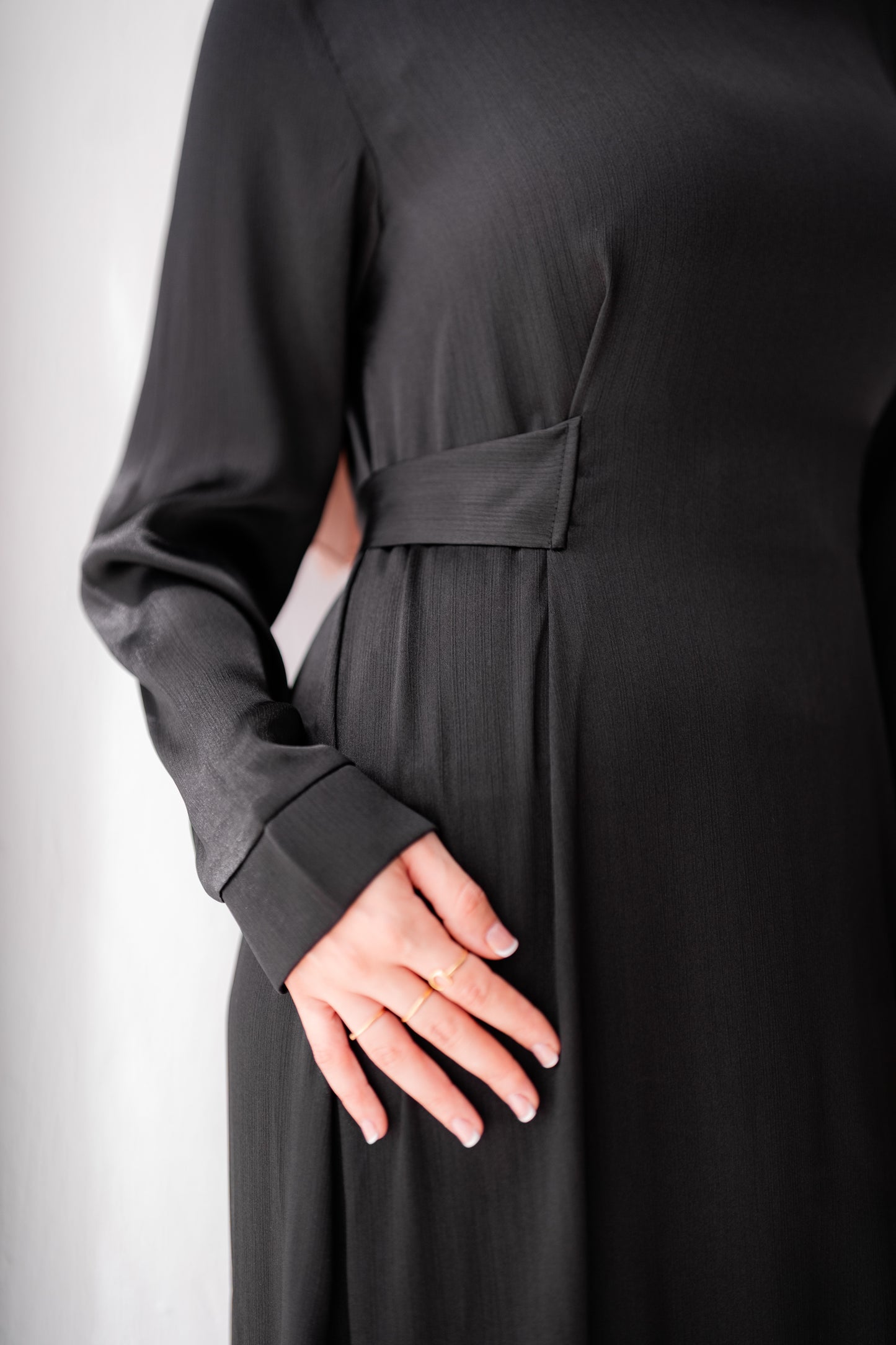 Silk dress belt attached code 307