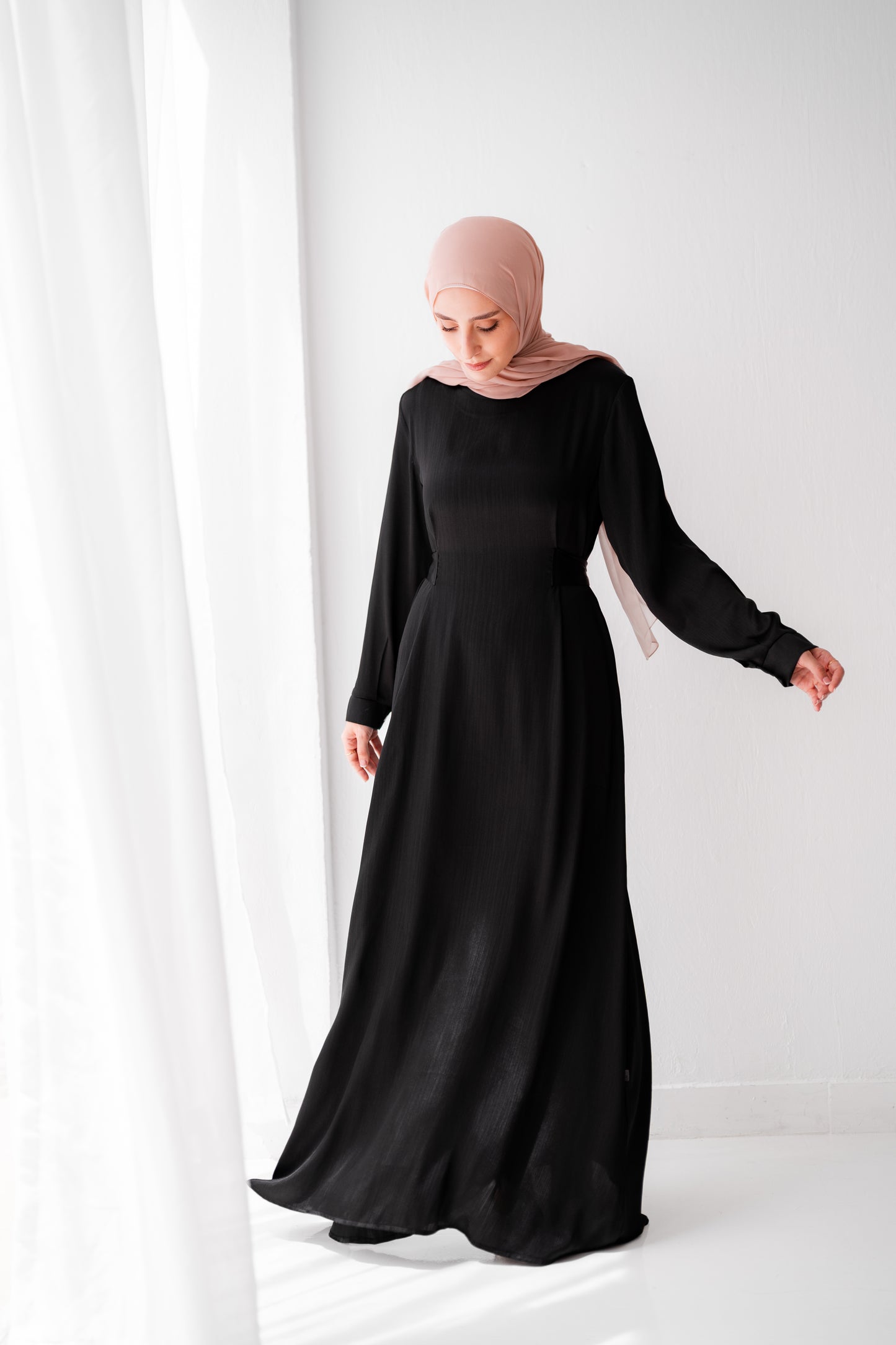 Silk dress belt attached code 307
