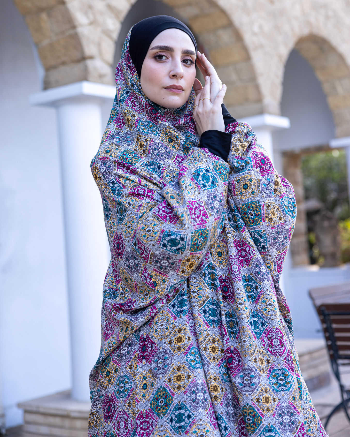 Cotton Viscose Prayer Wear Set Code 444