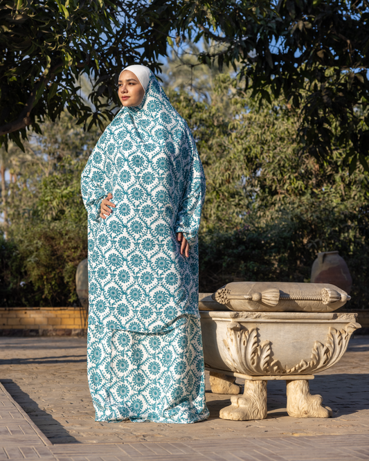 Cotton Viscose Prayer Wear Set Code 444