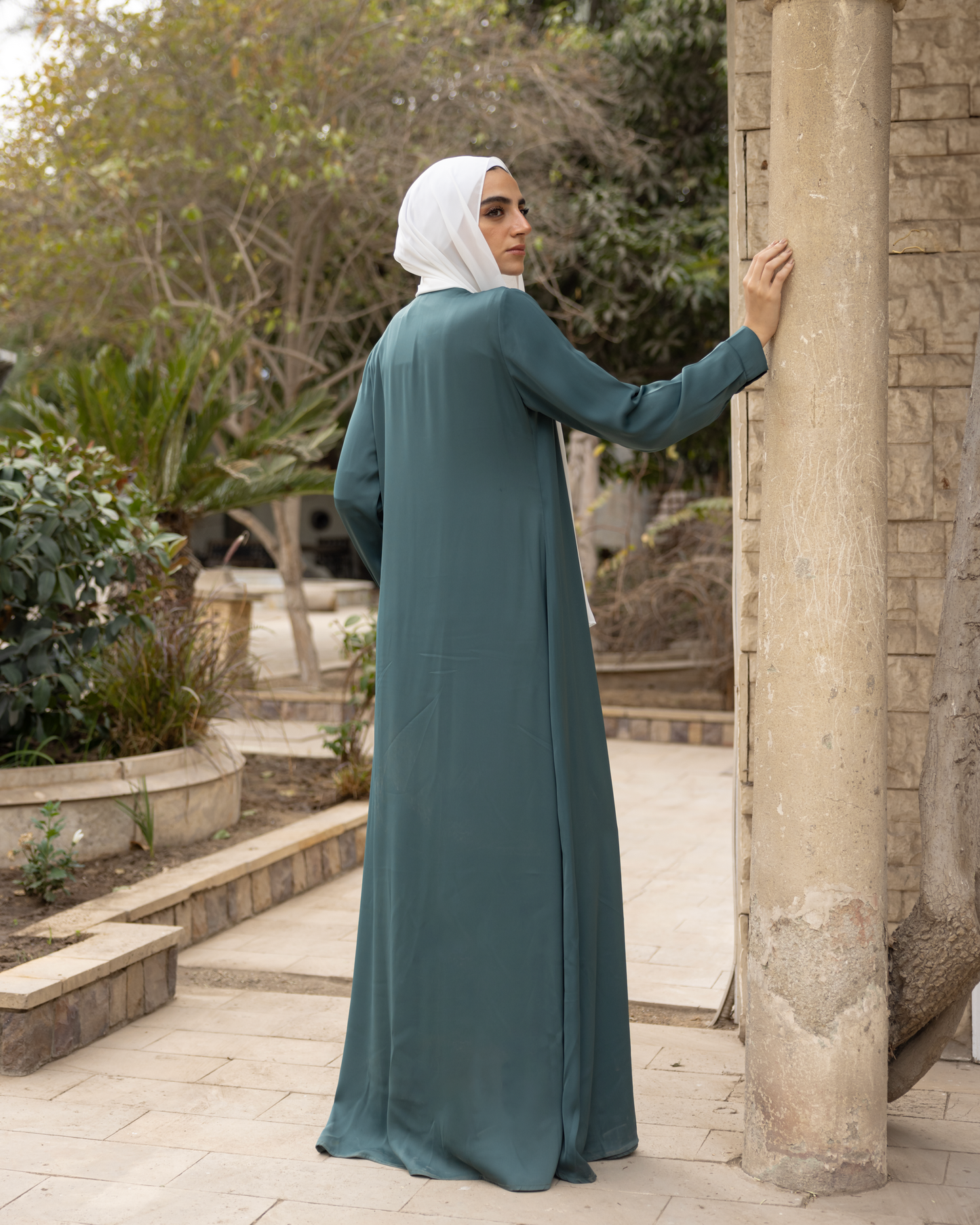 Silk wrap dress Code 933 Mint Green