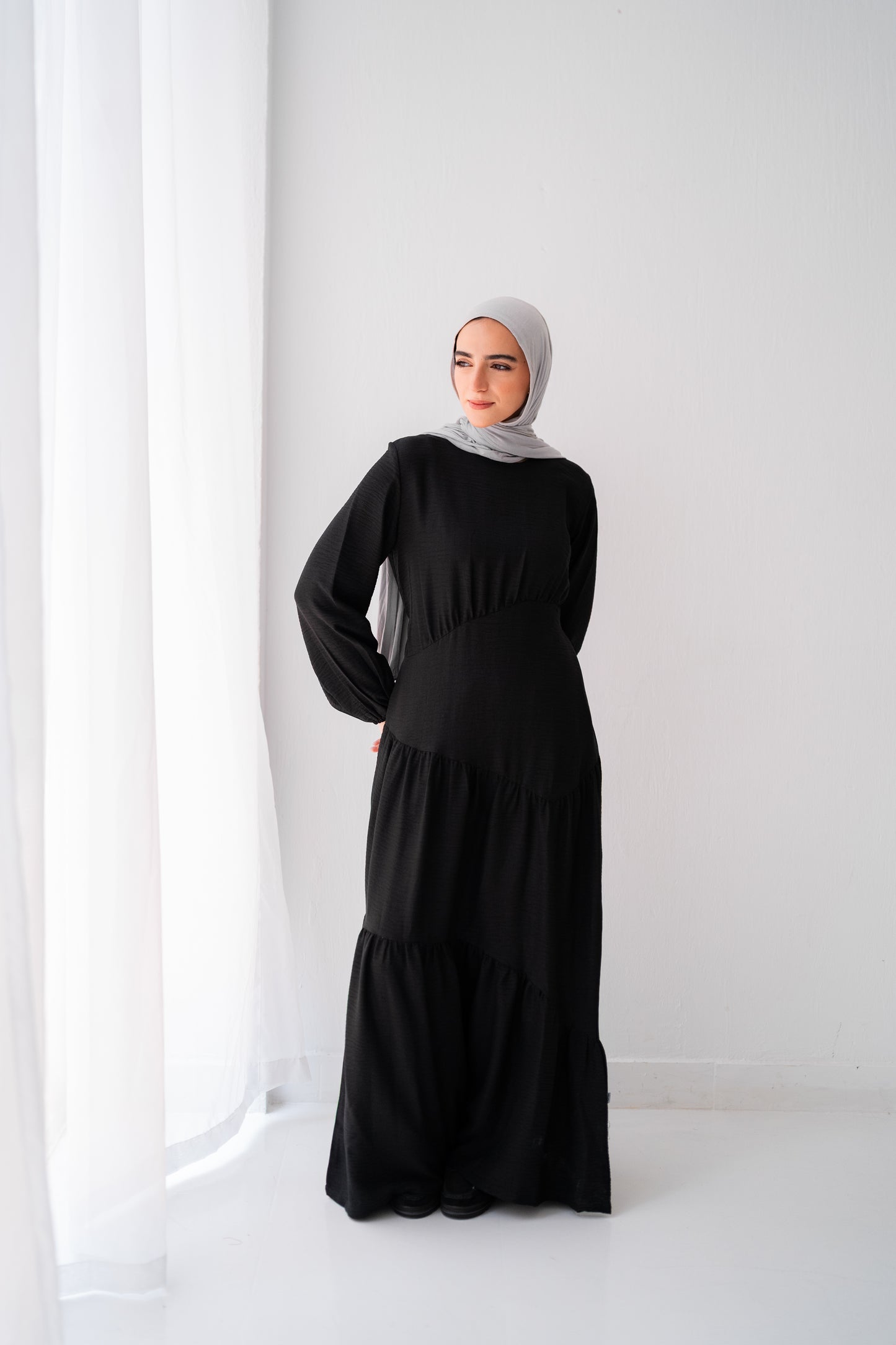 Linen Dress Code 401 Black