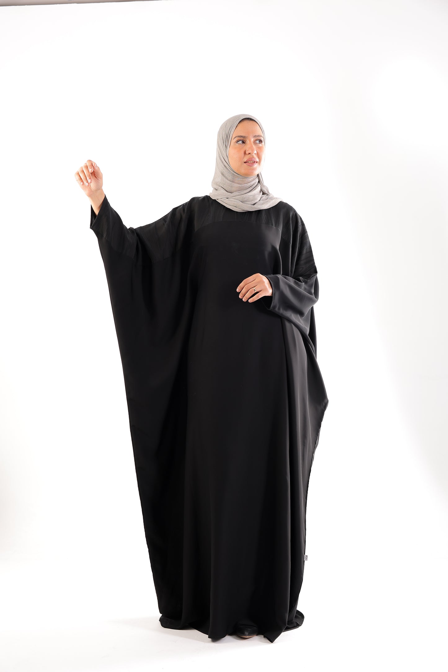 Free Size Silk Abaya. Code 51B