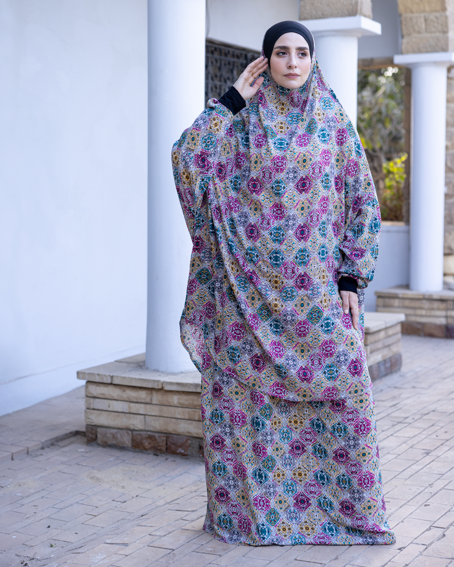 Cotton Viscose Prayer Wear Set Code 444