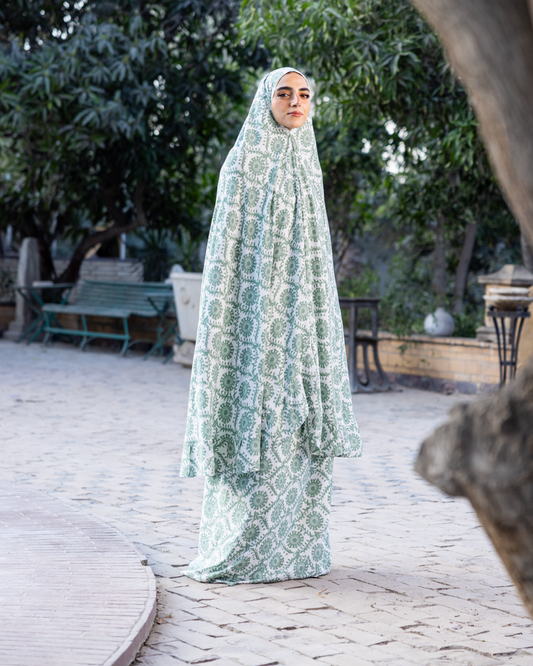 Cotton viscose Prayer Wear Set Code 111