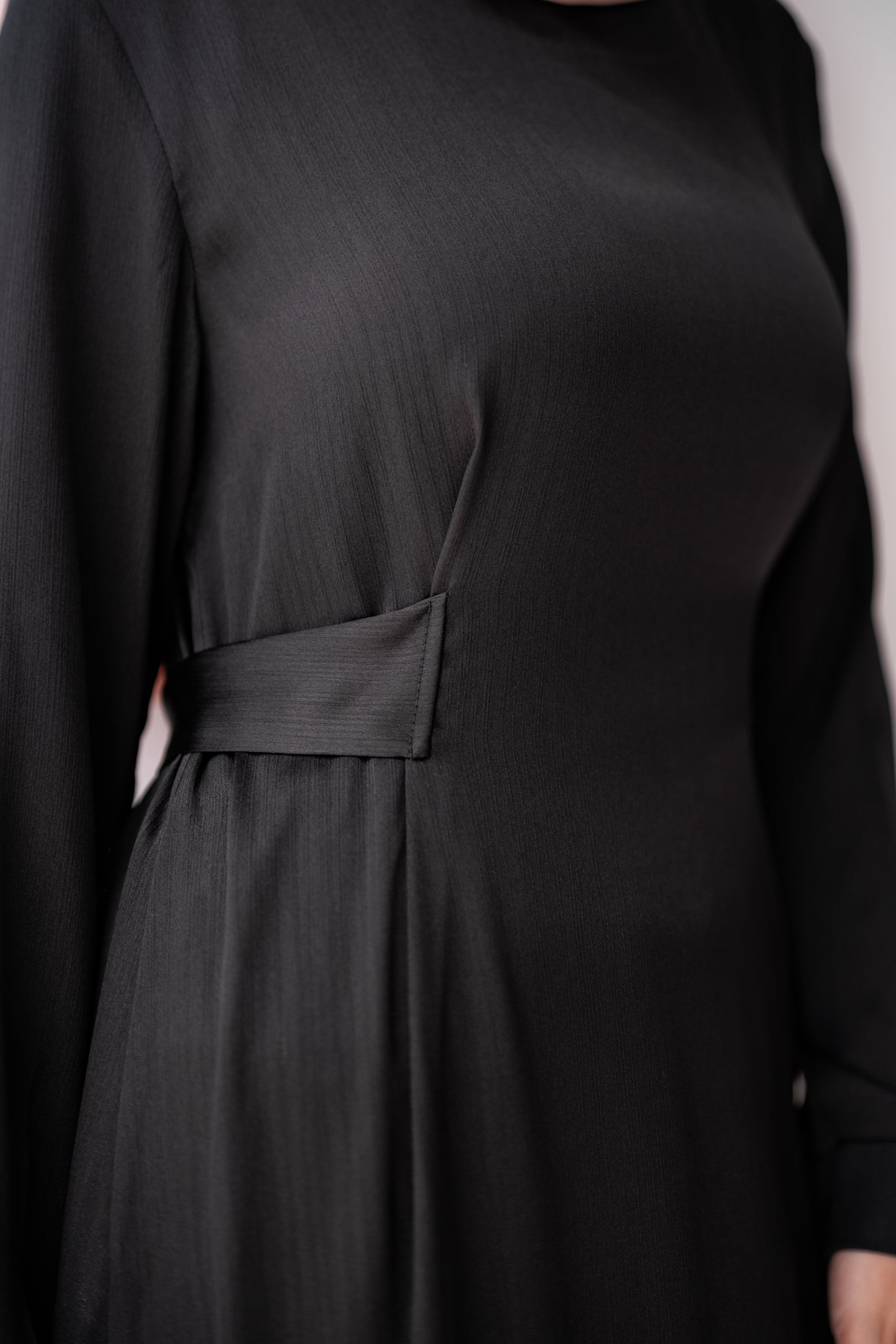 Silk dress belt attached code 307