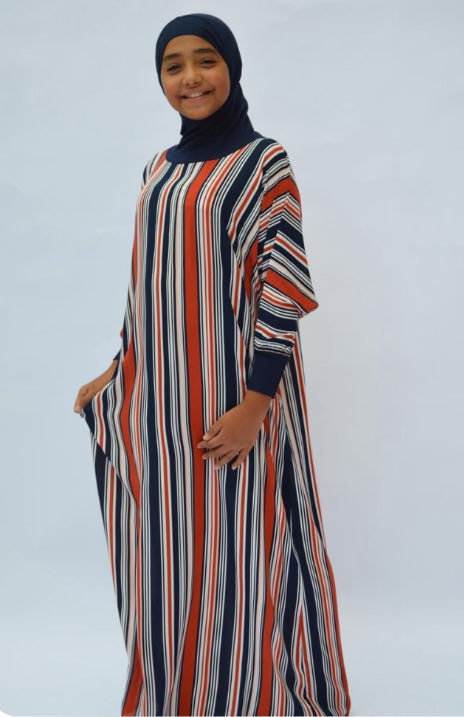 Cotton viscose prayer wear for girl code 3333