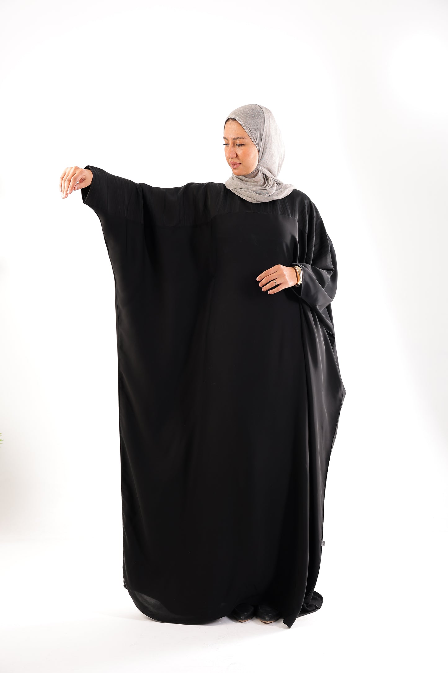 Free Size Silk Abaya. Code 51B