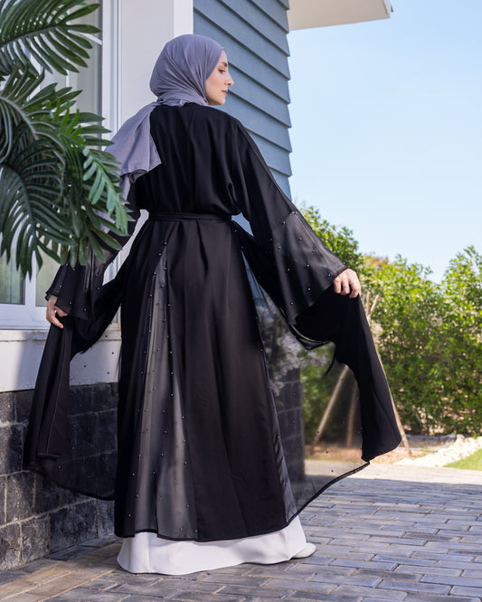 Open Pearl Cape Black399