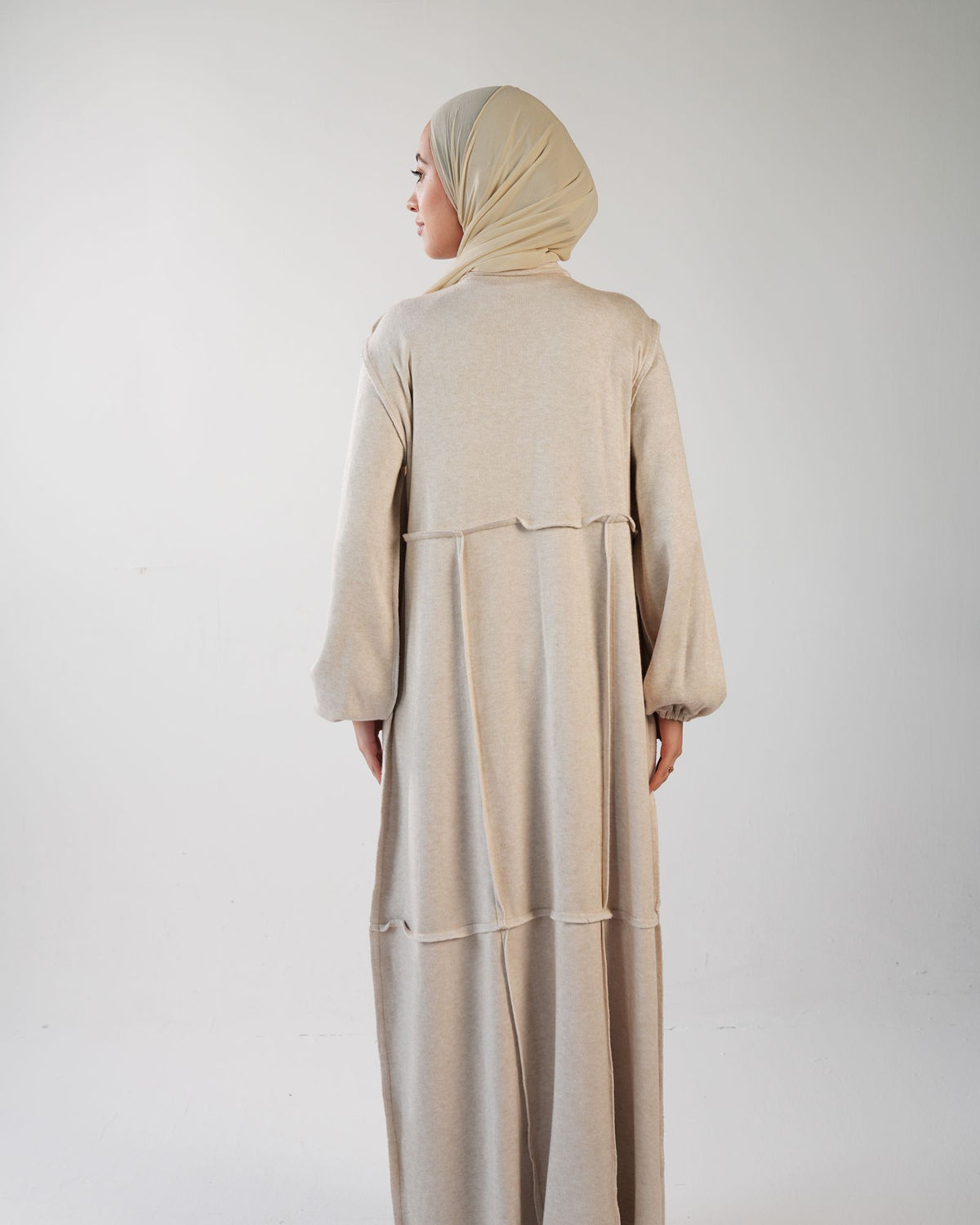 Elara knit Beige Dress Fwc703
