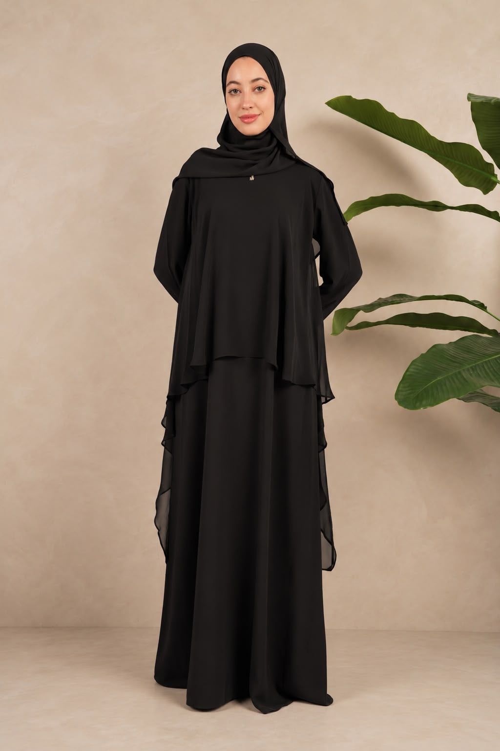 Falling Veil Abaya C607