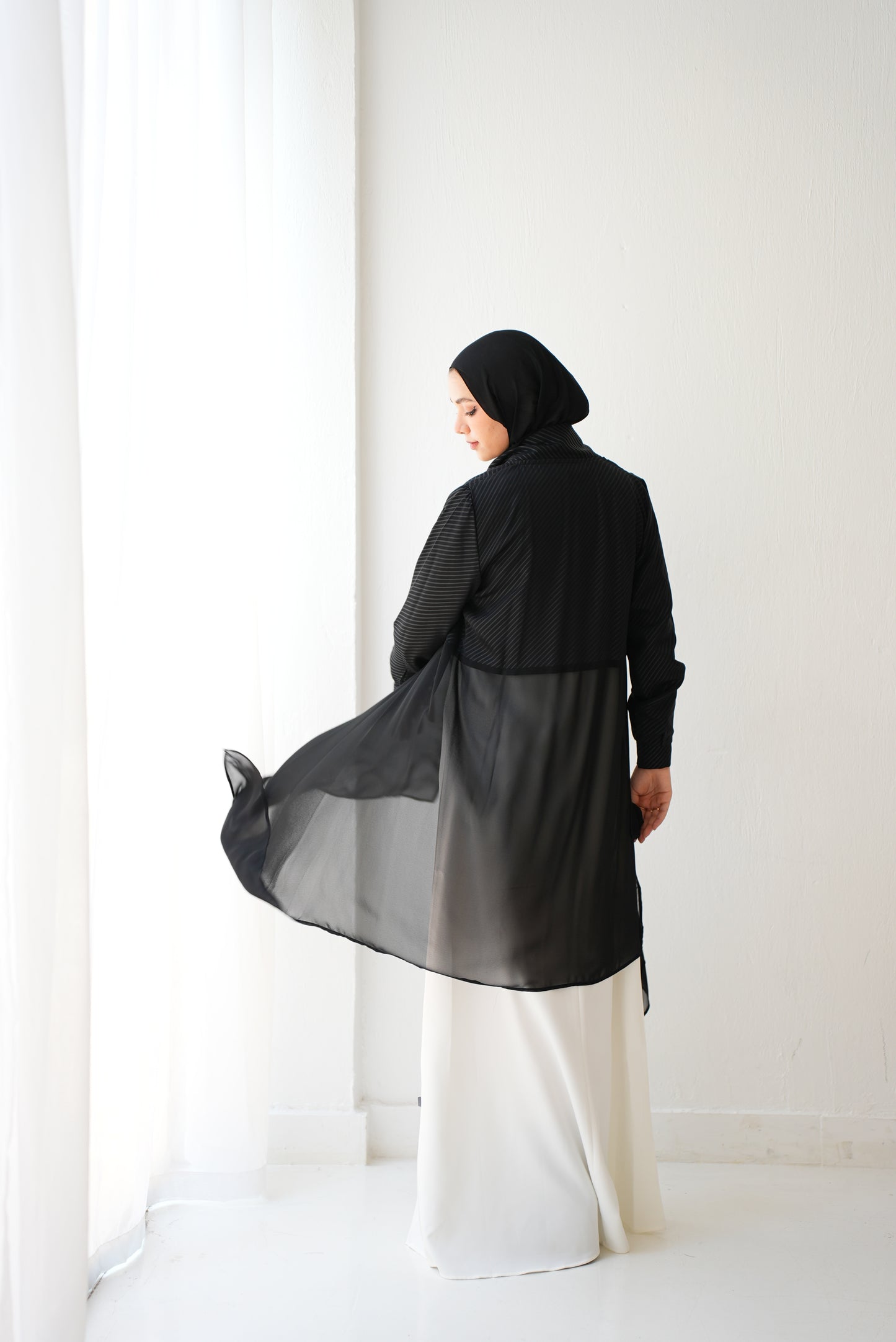 Silk and Chiffon Cardigan Code 30