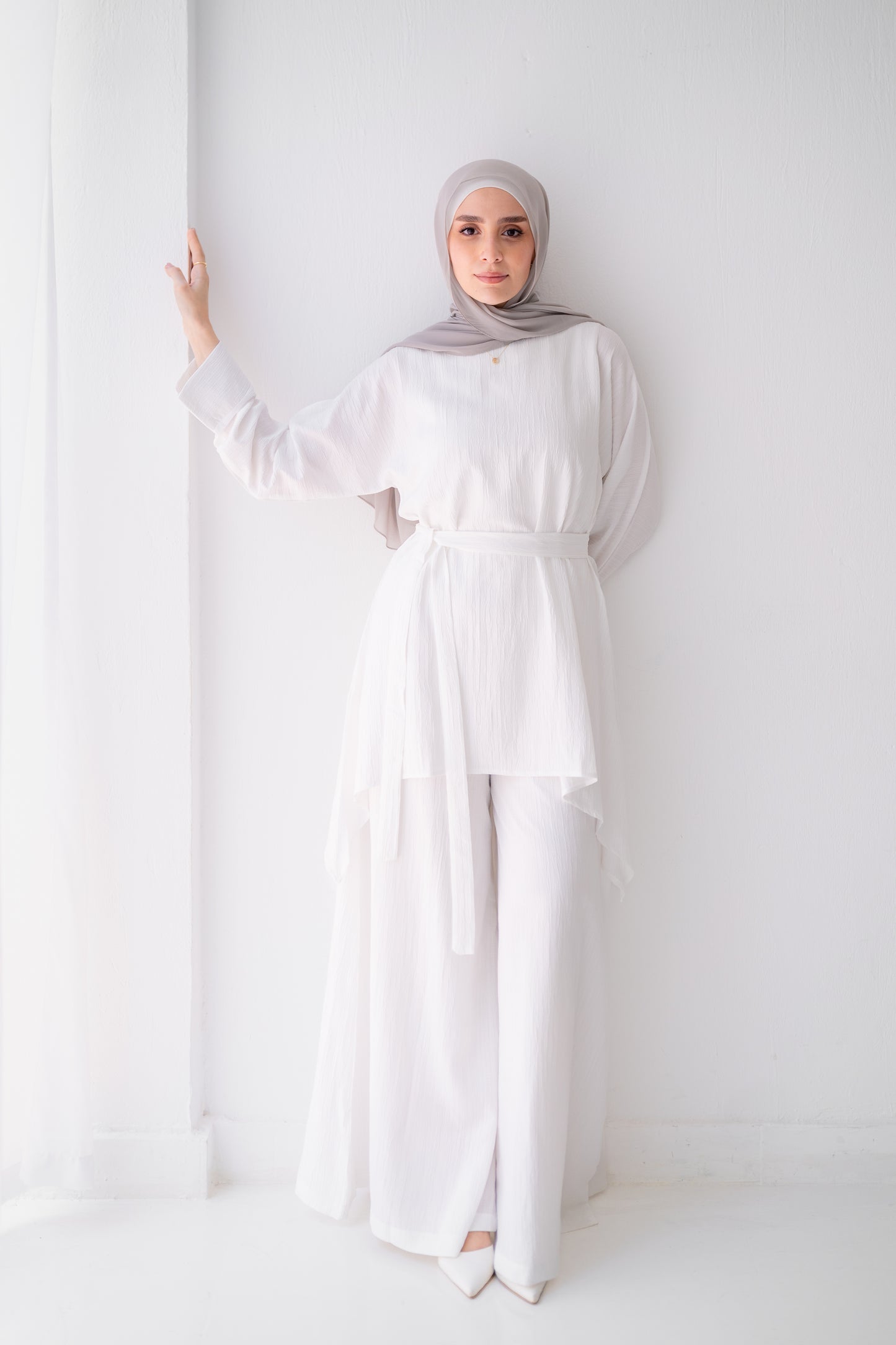 Soft Crinkle Set Code 1095 B white