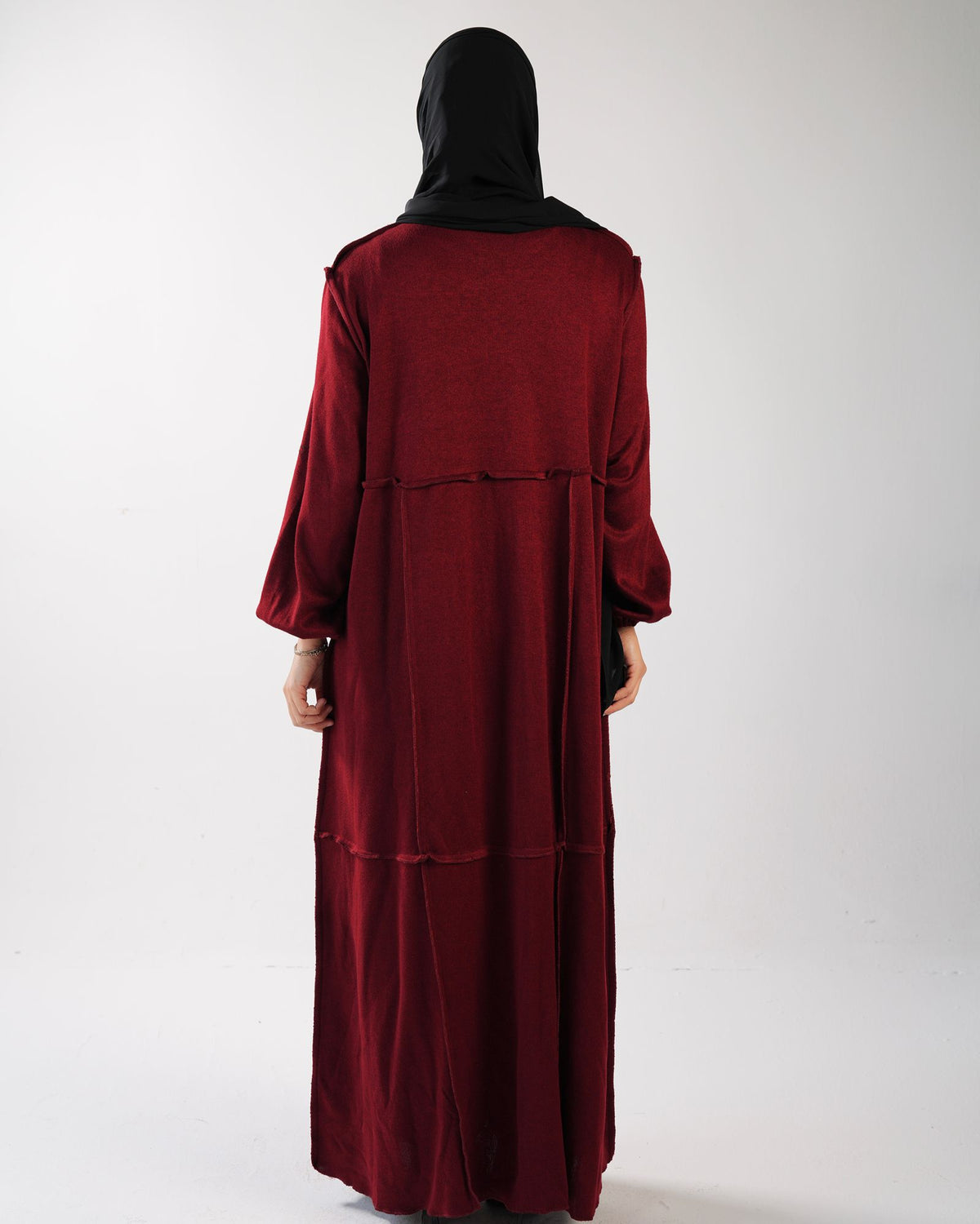 Elara knit Burgundy Dress Fwc703
