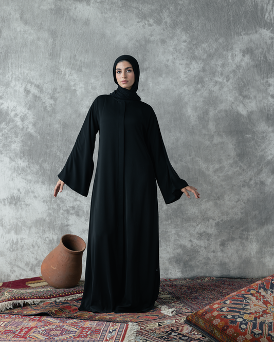 Elegant Silk Abaya code 800