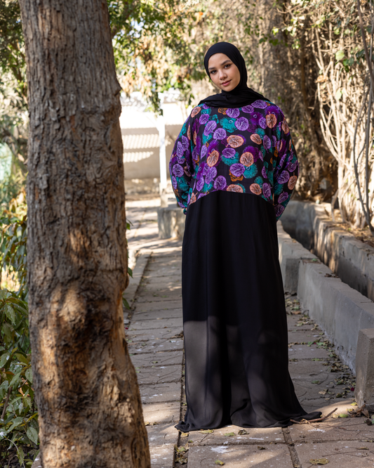 Cotton viscose Prayer Wear with attached scarf