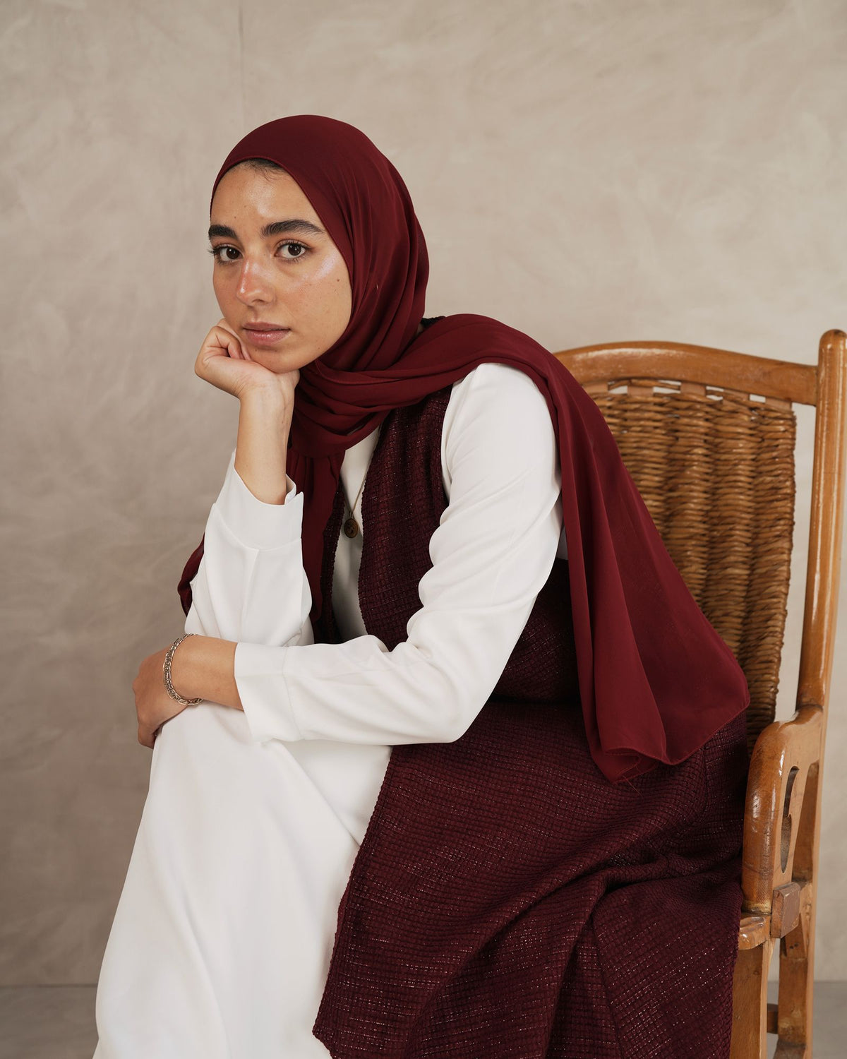 Odette Shimmer Bouclé Tweed Vest Fwc55